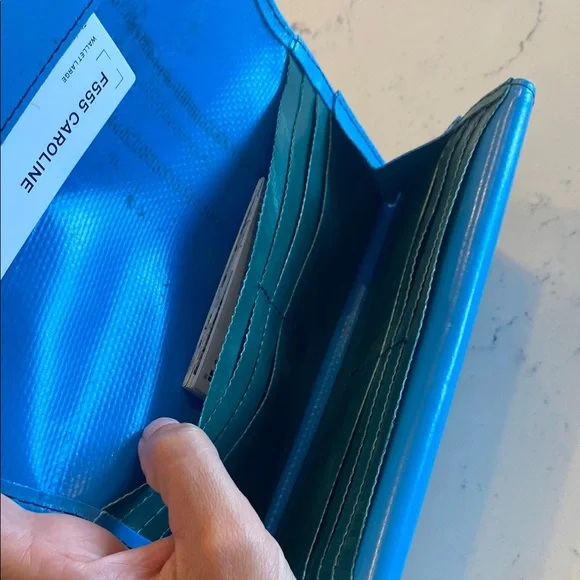 Freitag Blue Wallet - Picture 3 of 3